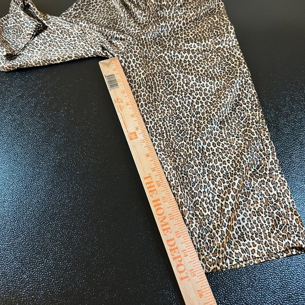 Lillian Vernon Leopard Print‎ Two-Piece Set Spaghetti Strap Top Girls Medium